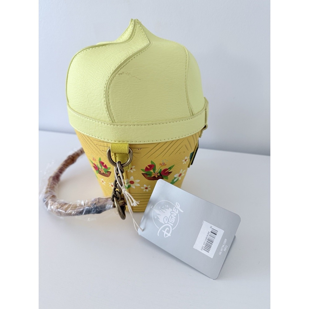 Disney Dole Whip Pineapple‎ Swirl Loungefly Purse Crossbody Bag BNWT - Picture 7 of 9